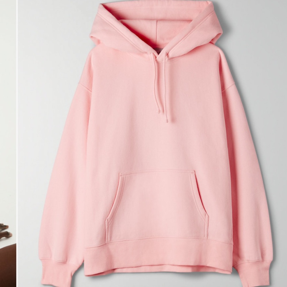 aritzia cozy fleece boyfriend hoodie size 3